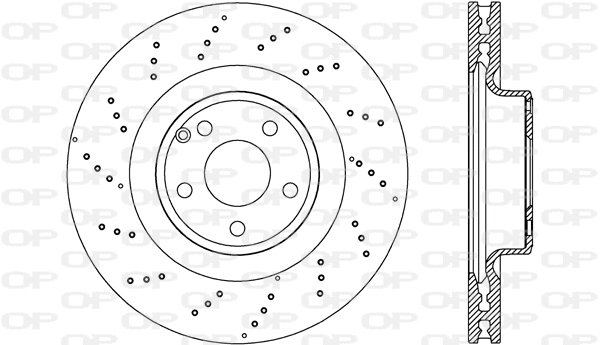 Disque de frein OPEN PARTS BDR2682.20
