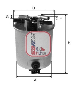 Filtre à carburant SOFIMA S 5393 GC