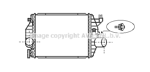 Refroidisseur d'air de suralimentation PRASCO MS4357