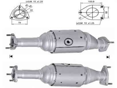 Catalyseur VEGAZ GmbH HOK-954