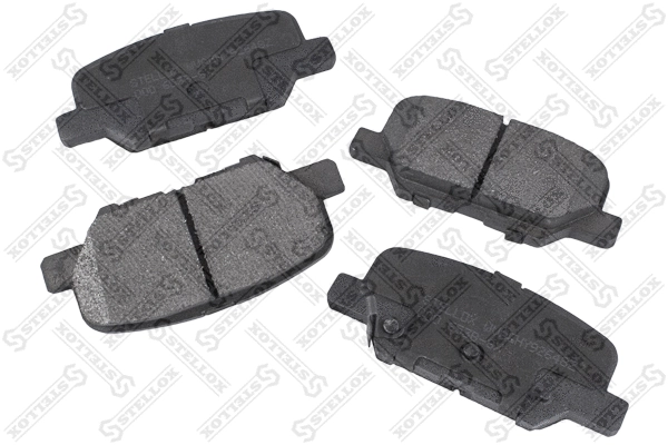 Kit de plaquettes de frein, frein à disque STELLOX 000 653B-SX