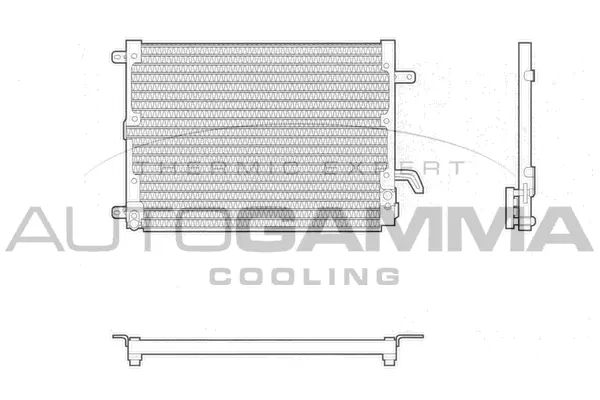 Condenseur, climatisation AUTOGAMMA 101830