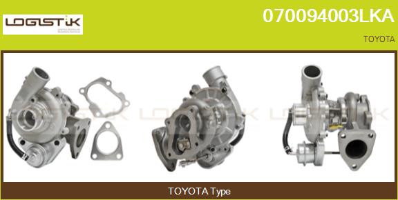 Turbocompresseur, suralimentation LGK 070094003LKA