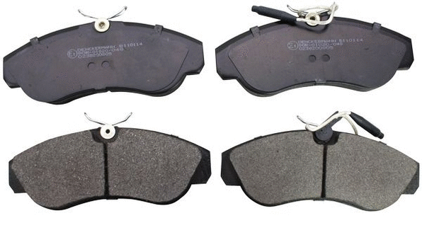 Kit de plaquettes de frein, frein à disque DENCKERMANN B110114