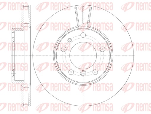 Disque de frein REMSA 6778.10