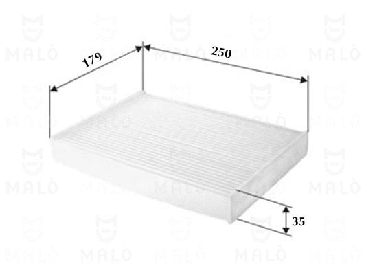 Filtre, air de l'habitacle AKRON-MALÒ 1532121