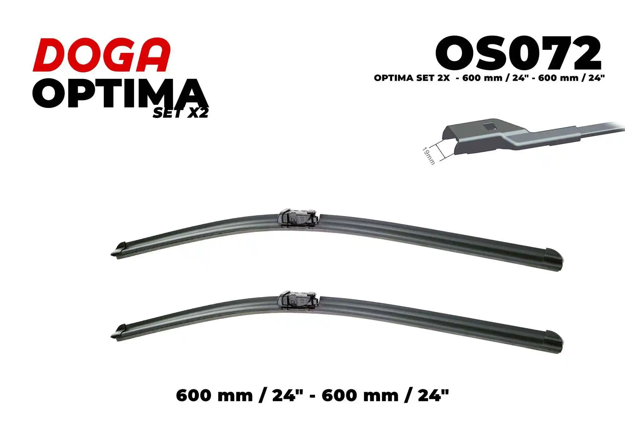 Balai d'essuie-glace DOGA OS072
