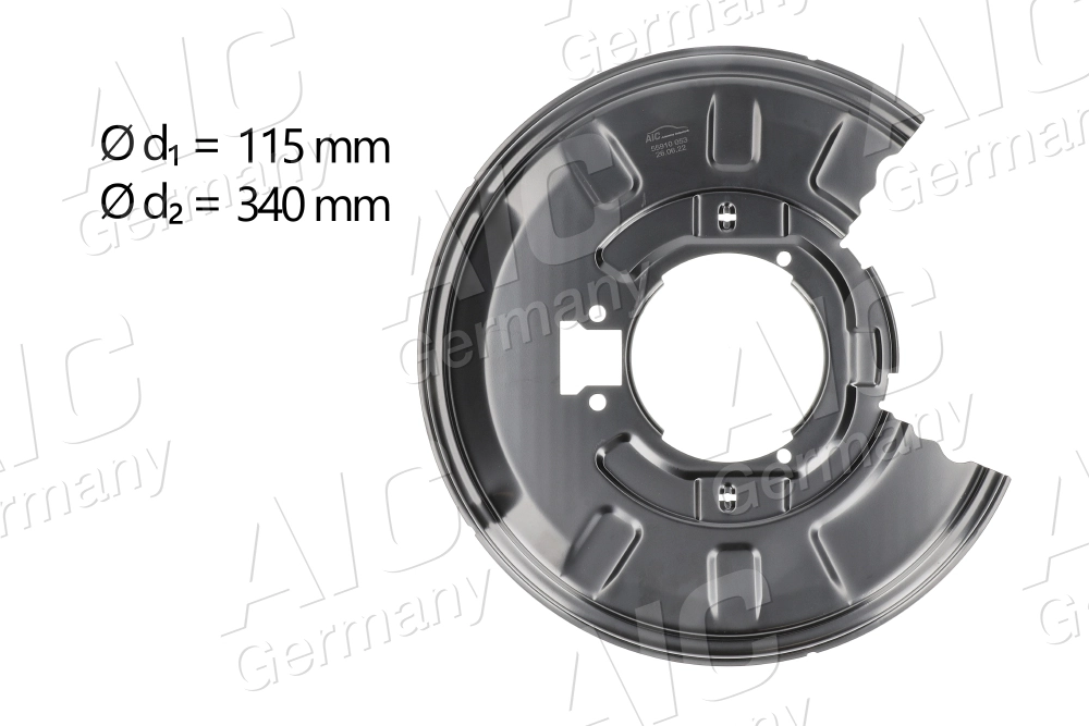 Déflecteur, disque de frein AIC 55910
