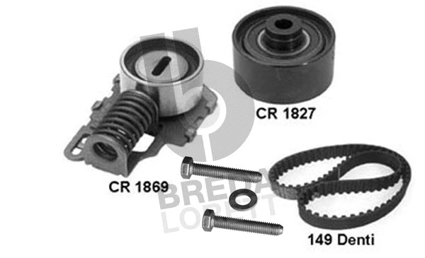 Kit de courroie crantée BREDA LORETT KCD0112