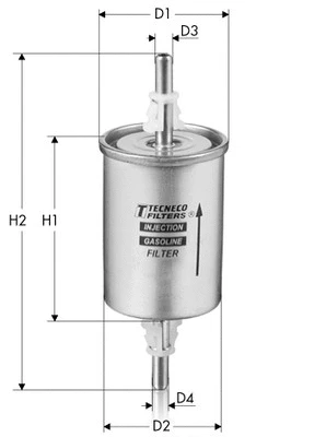 Filtre à carburant TECNECO FILTERS IN55/3
