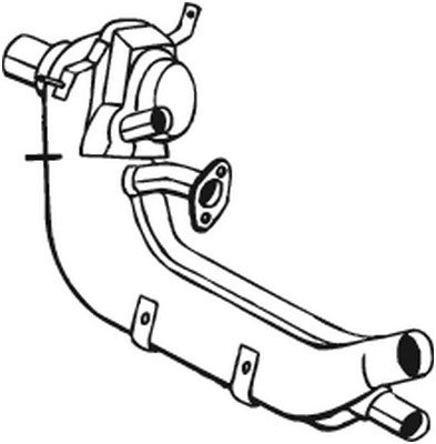 Silencieux avant KLOKKERHOLM 233-002