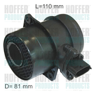 Débitmètre de masse d'air HOFFER 7516107/1