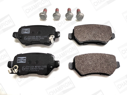 Kit de plaquettes de frein, frein à disque CHAMPION 573122CH