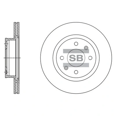 Disque de frein Hi-Q SD1140