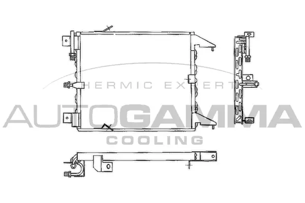 Condenseur, climatisation AUTOGAMMA 101564