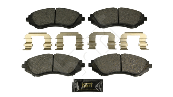 Kit de plaquettes de frein, frein à disque HART 249 187