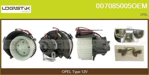 Pulseur d'air habitacle LGK 007085005OEM