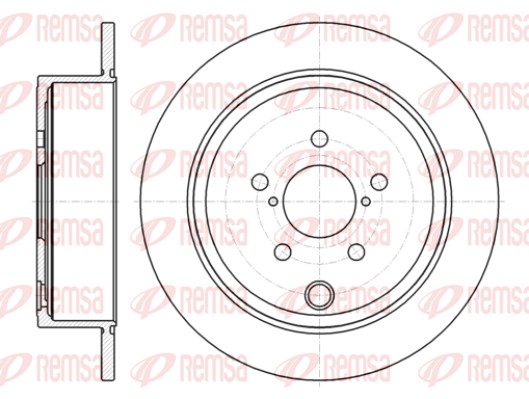 Disque de frein REMSA 61415.00