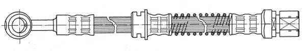 Flexible de frein CEF 512025