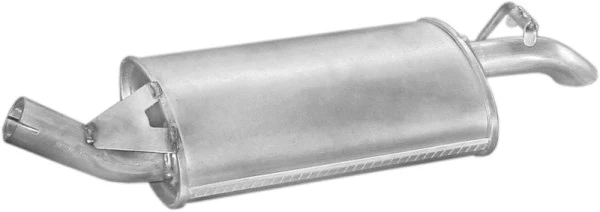 Silencieux arrière POLMO 08.19