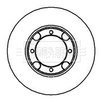 Disque de frein BORG & BECK BBD4990
