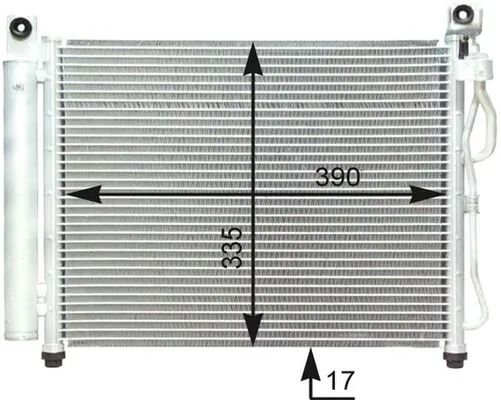 Condenseur, climatisation MAHLE AC 419 000P