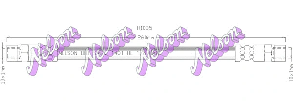 Flexible de frein KAWE H1035