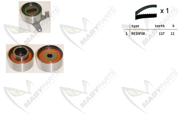 Kit de courroie crantée MABYPARTS OBK010483