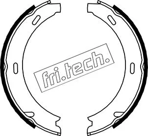 Jeu de mâchoires de frein, frein de stationnement fri.tech. 1052.117