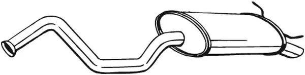 Silencieux arrière BOSAL 278-769