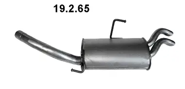 Silencieux arrière EBERSPÄCHER 19.2.65
