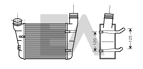 Refroidisseur d'air de suralimentation EACLIMA 36A02039