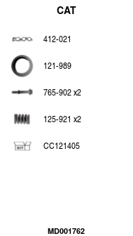 Catalyseur FA1 MD001762