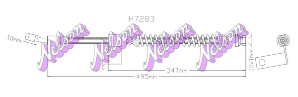 Flexible de frein KAWE H7283