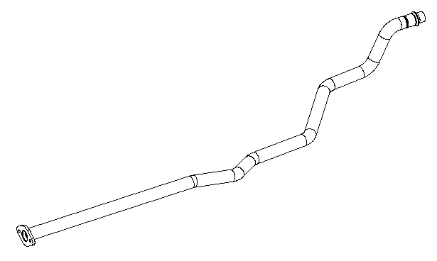 Tuyau d'échappement Vellerand 15262