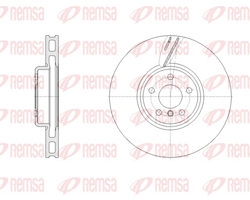 Disque de frein REMSA 62127.10