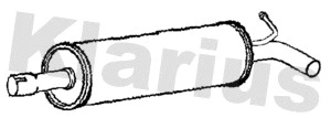Silencieux central KLARIUS 231522