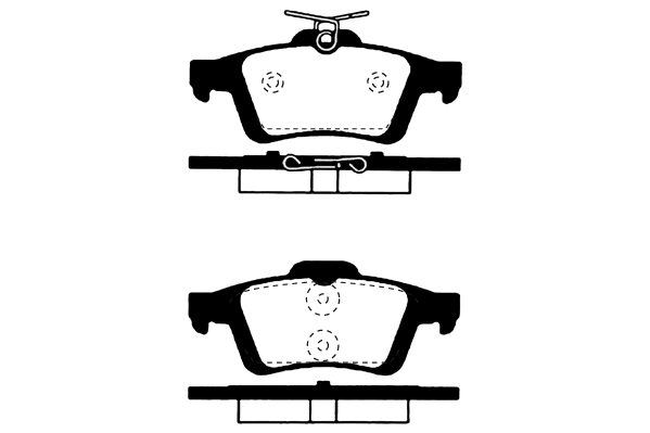Kit de plaquettes de frein, frein à disque Technika 02181