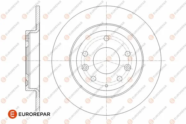 Disque de frein EUROREPAR 1676010180