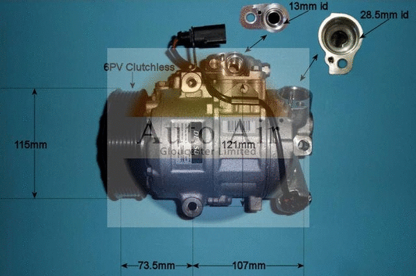 Compresseur, climatisation AUTO AIR GLOUCESTER 14-0288