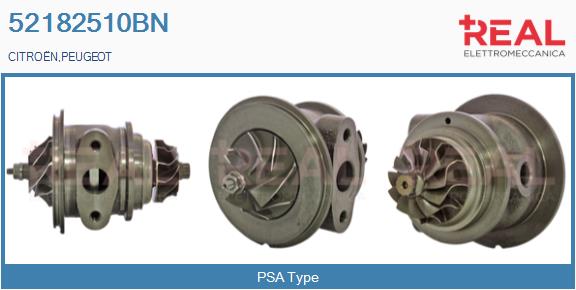 Groupe carter, turbocompresseur REAL 52182510BN