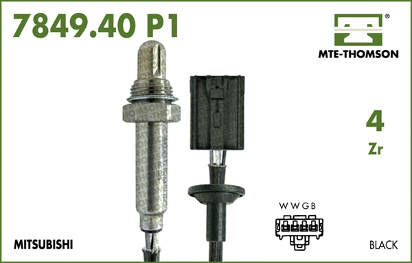 Sonde lambda MTE-THOMSON 7849.40.040P1
