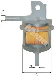 Filtre à carburant MFILTER BF 06