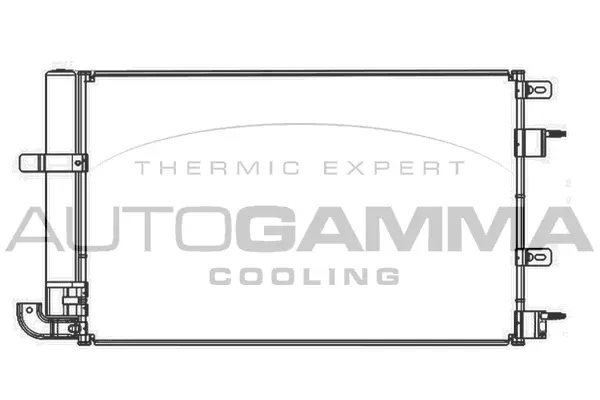 Condenseur, climatisation AUTOGAMMA 105942