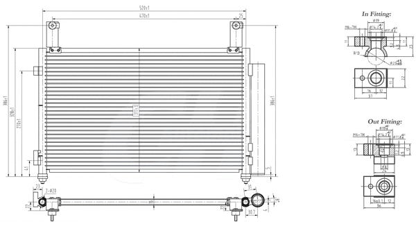 Condenseur, climatisation PowerMax 7110262