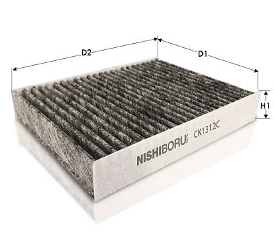 Filtre, air de l'habitacle TECNECO FILTERS CK1312C