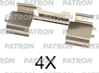 Kit d'accessoires, plaquette de frein à disque PATRON PSRK1111