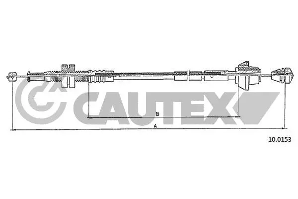 Câble d'accélération CAUTEX 761484