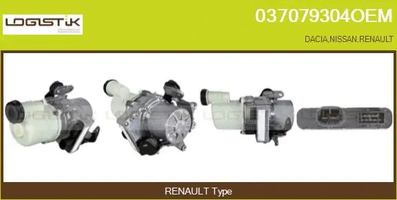 Pompe hydraulique, direction LGK 037079304OEM