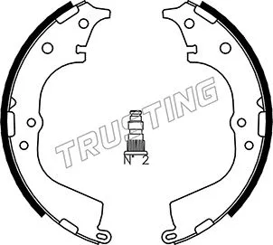 Jeu de mâchoires de frein TRUSTING 115.298